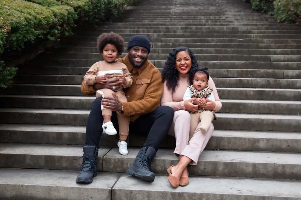 Tyfany and her family.