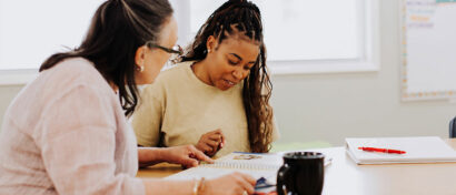 An instructional coach and special educator co-planning a UDL lesson using Goalbook Toolkit